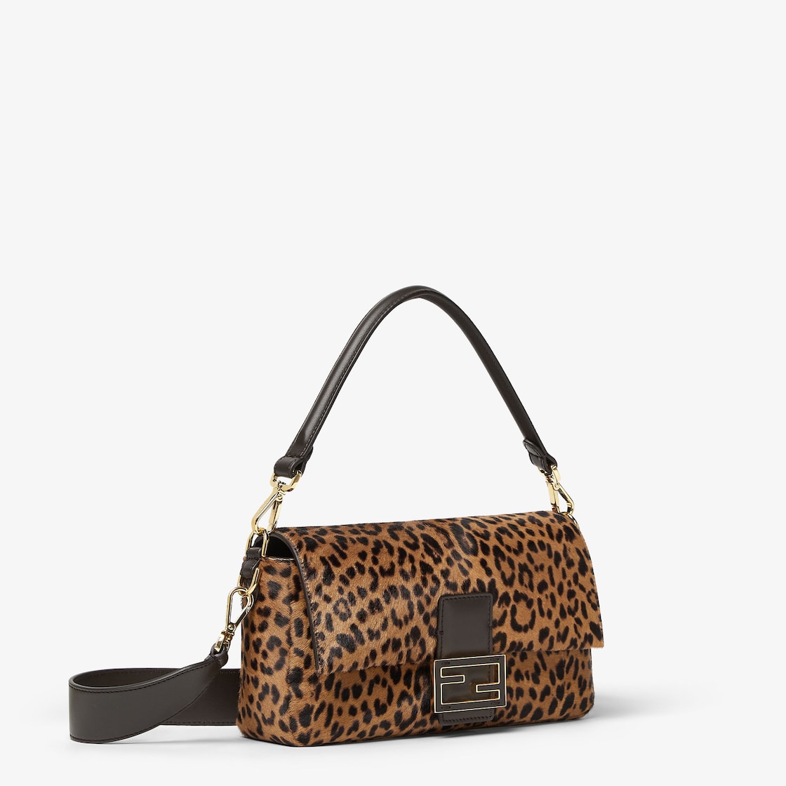 FENDI Baguette® Printed cavallino calfskin bag - Image 4